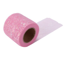 Lightweight Polyester Tulle Fabric Roll 6cm x 25Yards for DIY Crafts
