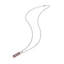Zylinderschmuck Mode Kleiner Hohler Zylinderschlauch Anhänger Edelstahl Aroma Diffusor Kette N2809 1