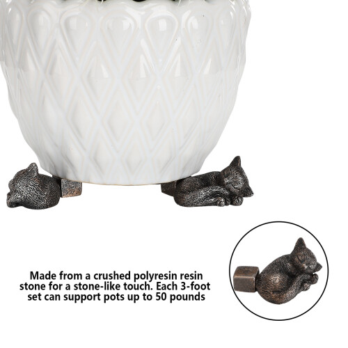 UV-Resistant Antique Bronze Plant Elevators for Healthy Roots 2