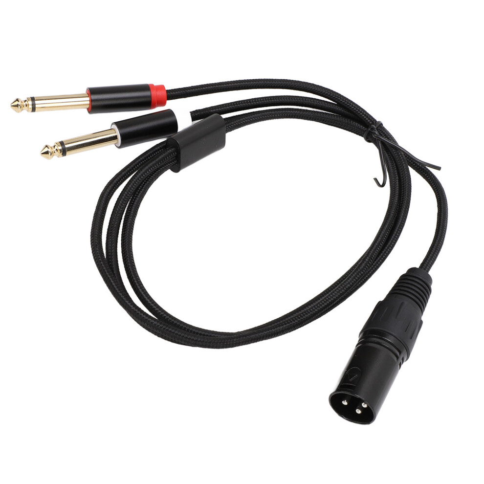 Dual 6.35Mm Ts Male To Xlr 3 Pin Male Cable Dual 9121376525155