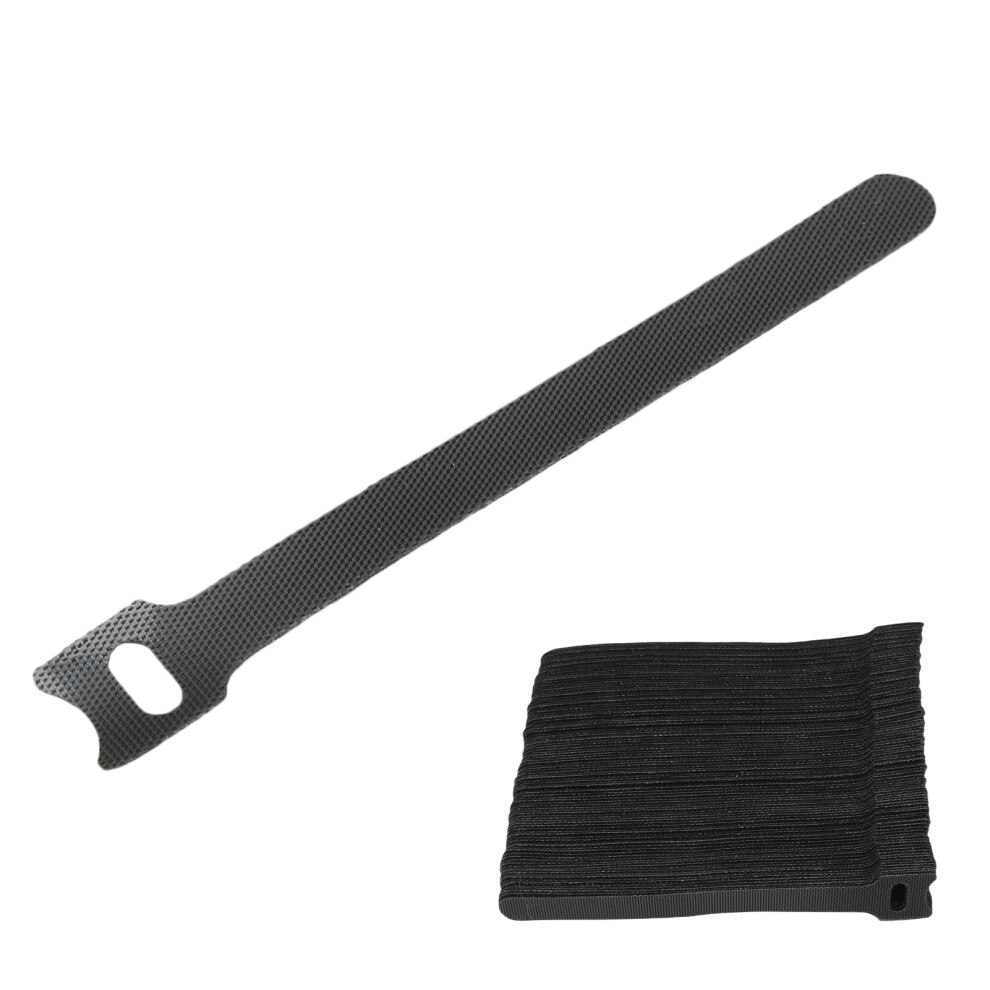 100Pcs Reusable Cable Ties Self-Adhesive Cord Organizer for Wires and Cables