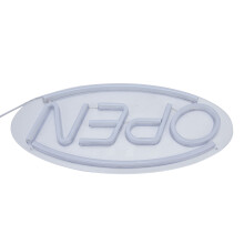 Neon Light Red & Blue USB Sign 45x22cm for Shops & Restaurants