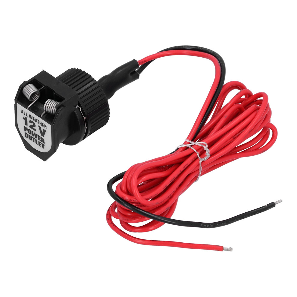 12V Car Cigarette Lighter Socket Adapter Id Black 9121376525742