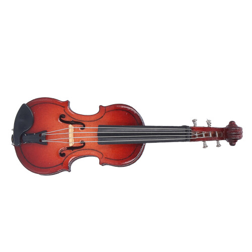 Mini Violin Brooch Gift Accessory, 7cm Dress Decoration 2