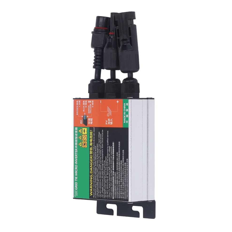 300W Pure Sine Wave Micro Solar Grid Tie Inverter Aluminum Alloy Ac120v 5091340382173
