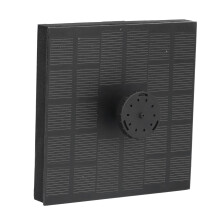 Pompa solare per fontana da 7V, 150L/H, 110x110mm, 30-60cm