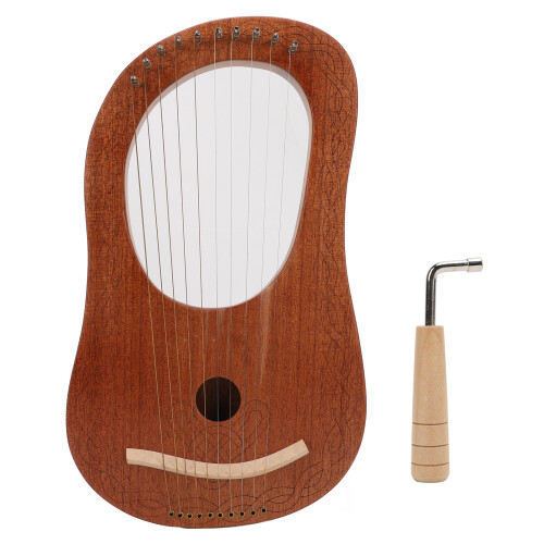 Lyre Harp Lyrical 10 Strings Portable Mini Size