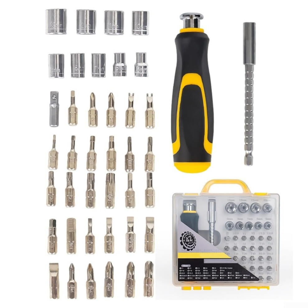 Screwdriver Set 42-In-1 Magnetic Tool Kit For Phone Laptop Camera Repair Maintenance Durable Precision Screwdrivers 6493810645624