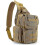 Tactical Edc Sling Bag, Sling Shoulder Assault Range Backpack for Concealed Carry, Khaki 1