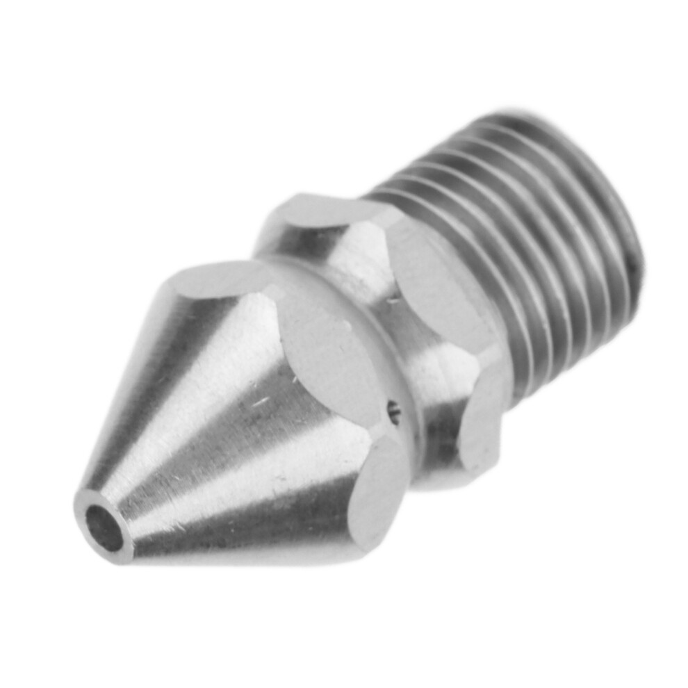 Stainless Steel Sewer Jet Nozzle G1/4In Male Thread 4-Hole High Pressure 8771340387367