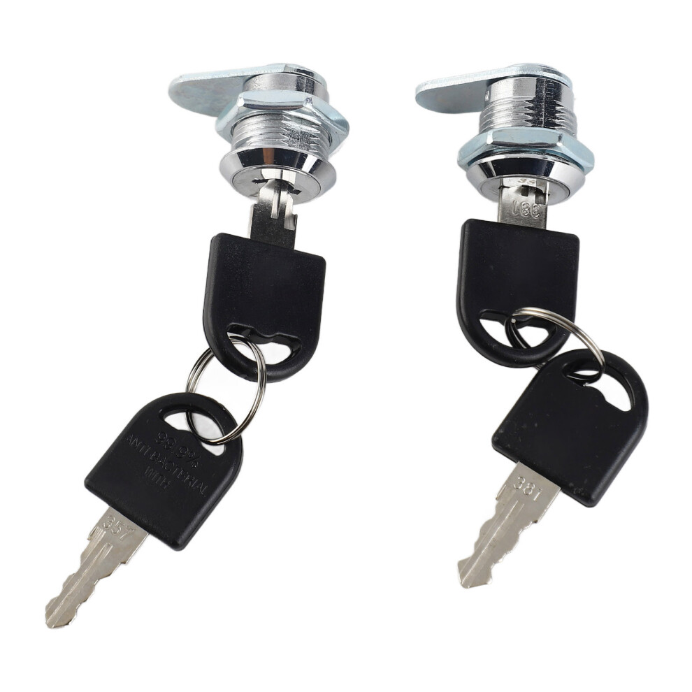 2Pcs Cylinder Cam Locks AntiâCorrosion Secure 9121376526954