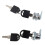 2pcs Cylinder Cam Locks Anti‑Corrosion Secure 4