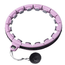 Hula Hoop with Automatic Time Counter and Calorie Tracker for Weight Loss - Adjustable Size for Adults and Children, Beginner Friendly