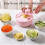 (Deep Blue) 12 In 1 Vegetable Chopper Multifunction Vegetable Cutter With Drain Basket Kitchen Gadget 2