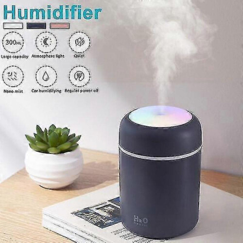 New Upgrade Large Capacity 300ml Humidifier with Colorful Light Usb