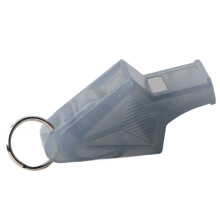 Fischietto da arbitro - Plastica, Grigio, Portatile, Nitido