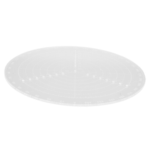 Durable Acrylic Woodworking Compass for Finding Centers 20cm Diameter