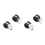 Collier de type R 20 pièces 20 mm acier inoxydable poli 7