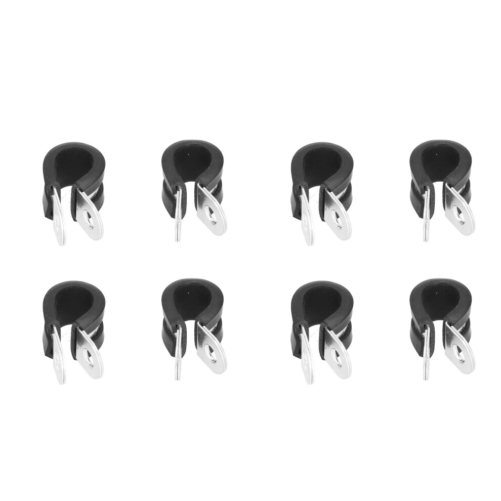 20PCS R Type Clamp 20mm Stainless Steel Cable Fastener with Rubber Cushion-image-OPC-PJKD7PJ-NEW