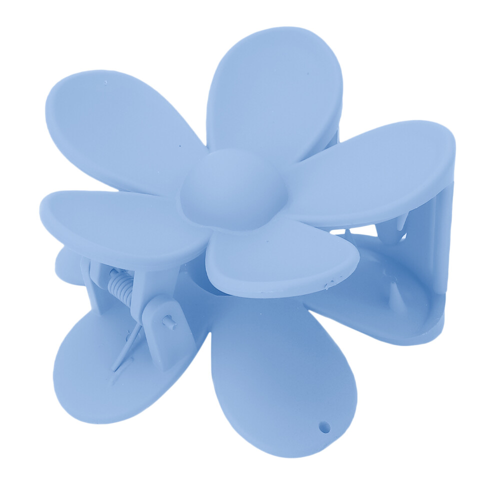 Compact Light Blue Flower Hair Clip for Women and Girls-image-OPC-PJKD7RS-NEW