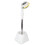 Supporto bianco regolabile per asciugacapelli 72 cm 6