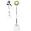 Supporto bianco regolabile per asciugacapelli 72 cm 16