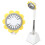 Supporto bianco regolabile per asciugacapelli 72 cm 15