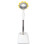 Supporto bianco regolabile per asciugacapelli 72 cm 14