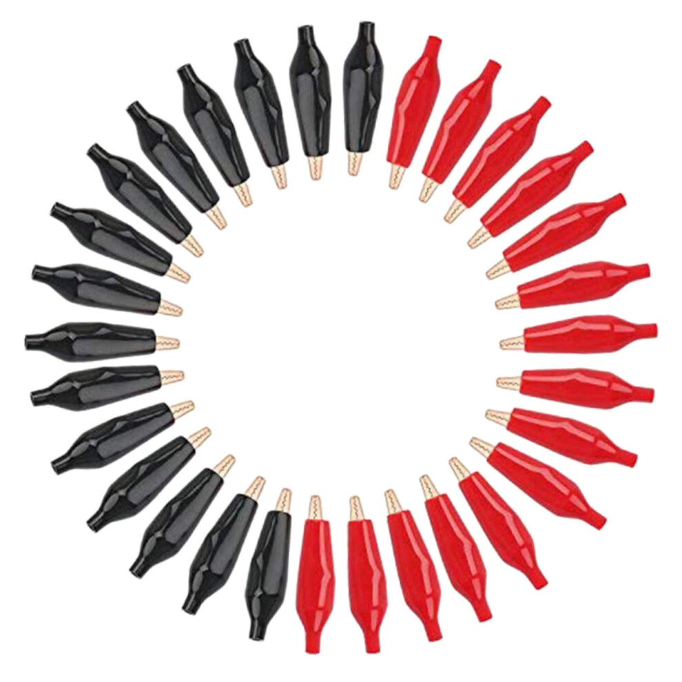 Power Clamp Industrial Crocodile Clips Pack Of 30 Electric Alligator Clamps For Charging 100A Alloy Construction 6276012420578