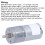 High Torque JGA25 DC Motor 12V Brushless with Speed Control 11