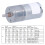 High Torque JGA25 DC Motor 12V Brushless with Speed Control 5