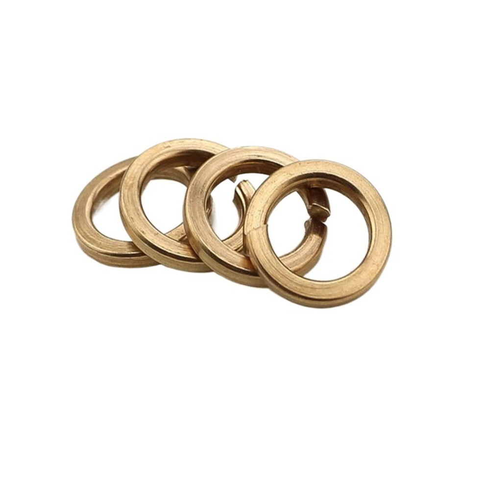 M3-M12 Spring Washers - Bronze Copper Brass Split Washers, Available In 6, 10, 20, 50 Pieces, Corrosion Resistant 6482260618173