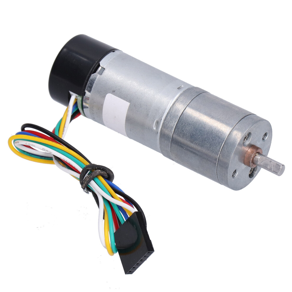 12V Dc Geared Motor With Encoder Jga25â371Dc 60Rpm For Smart Vehicles 4121340390289