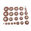 25pcs Sax Leather Pads Replacement for Tenor 3