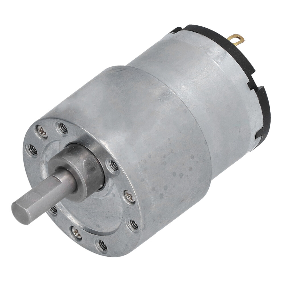Dc 12V Gear Motor With Shaft Dia 6Mm, Variable Speed & Cw/Ccw 5031340390501