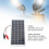 5W 12V polykristallines Solarpanel-Batterieladegerät 7