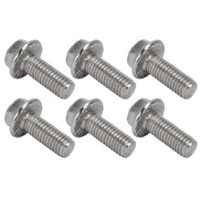 A2-70 acier inoxydable Boulons hexagonaux Ă bride M10x1,5 avec joint 20 piĂšces