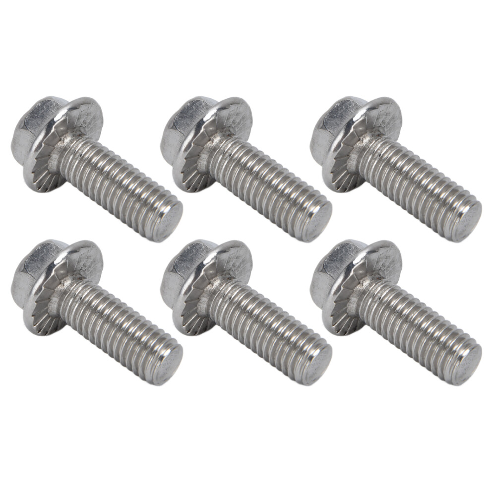 Corrosion Resistant M10x1.5 Flanged Hex Bolts 20 Pack 4671340391798
