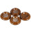 4pcs/set Double Round Acrylic Upright Piano Caster 8