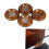 4pcs/set Double Round Acrylic Upright Piano Caster 9