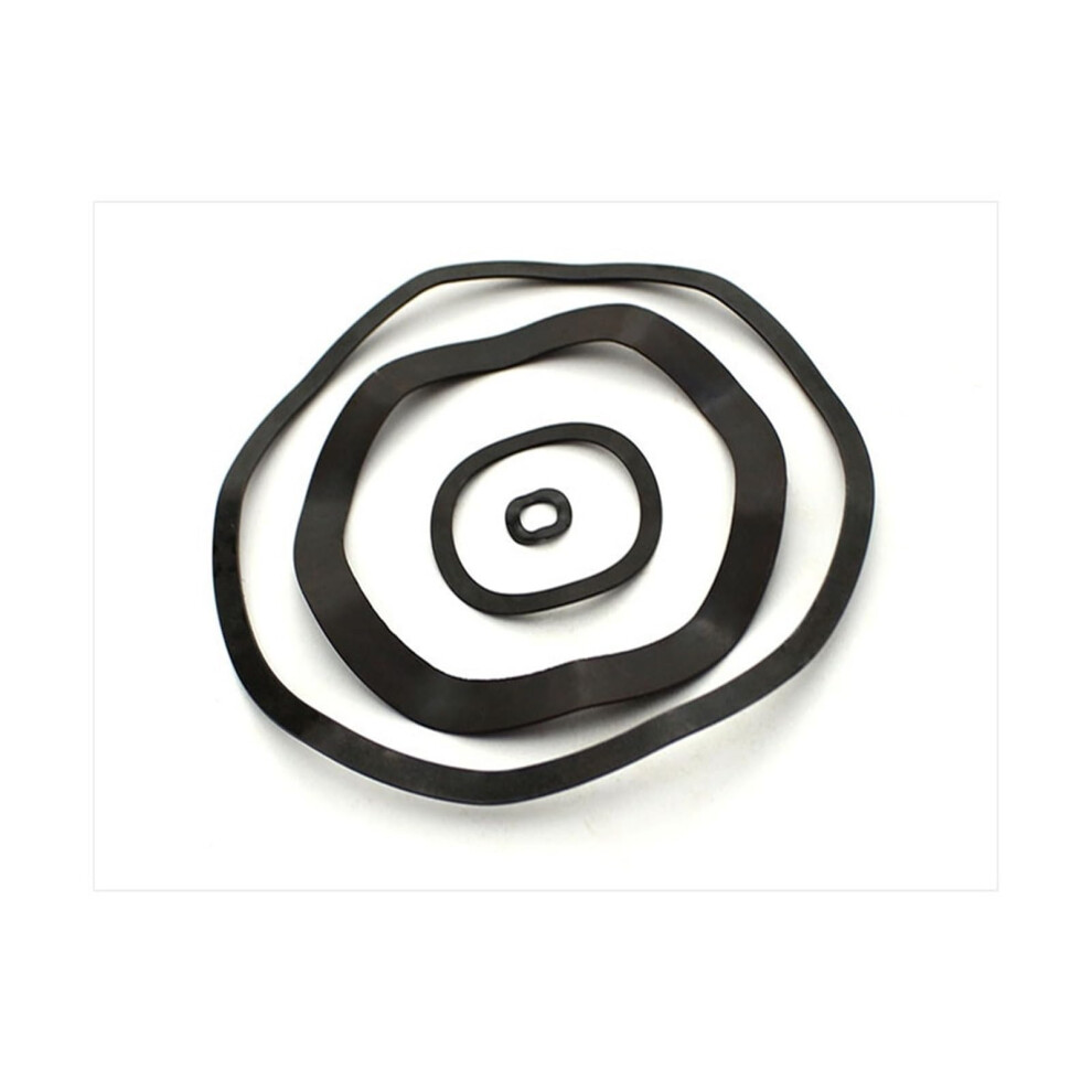 Wellenfederscheibe 65Mn Kohlenstoffstahl M3 M4 M5 M6 M8 M10-M118 Schwarze Elastische Unterlegscheiben 600pcs M8X12X0.3-image-OPC-PJKD8D8-NEW