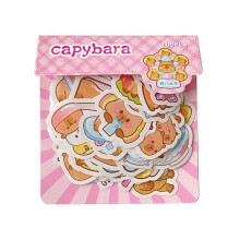 Capybara Stickers for Kids, Customizable Waterproof Cute Capybara Decals for Phone, Water Bottle, Laptop, Bumper, Luggage