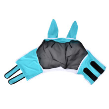 Breathable Adjustable Horse Mask Green 80x114x45cm Fly Repellent