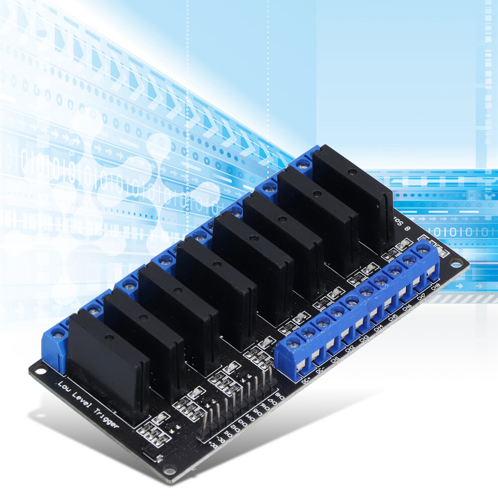 Hy-M281 8-Channel Solid State Relay Module 5V Dc Low Level Driver 5011340394587
