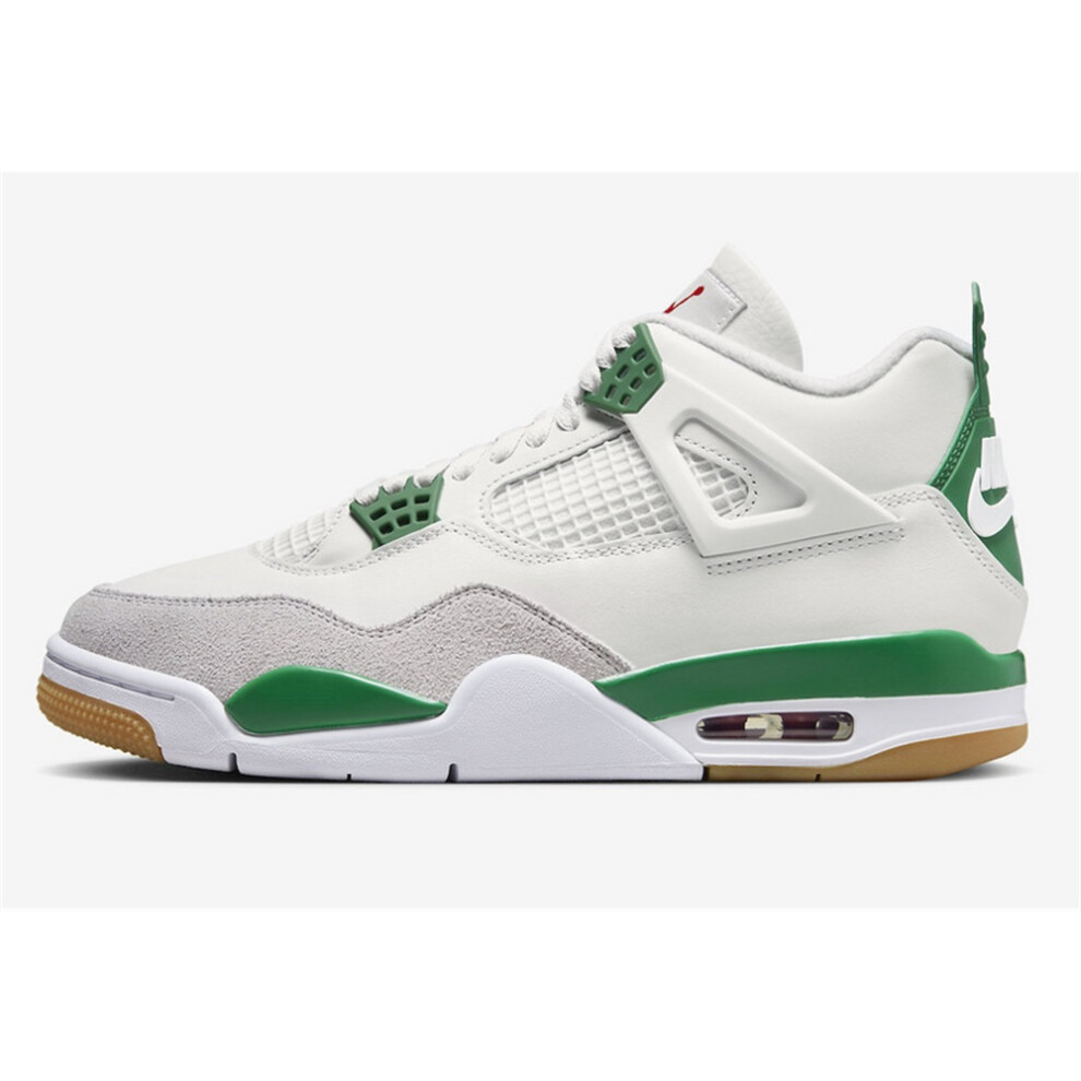 (UK7.5=EUR42) Air Jordan 4 Pine Green Womens Men's Adult Kids AJ4-image-OPC-PJKD8N2-NEW