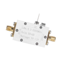 LNA0.1-2000MHz 30dB Amplificatore RF Argento/Oro