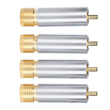 R1722 RCA autobloccante 4 pezzi, 12 mm grigio placcato oro