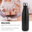 Cola Shape Flasque isotherme 500 ml noir mat 10