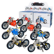 Metal Assembled Engineering Vehicle Screw Tightening Toy Model Building Blocks for Children Military GiftToy Playsets