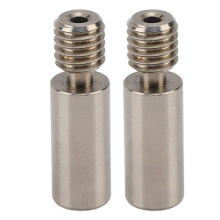 2 Stück All-Metall-Hotend-Schaftrohr Hohe Genauigkeit Glänzende Innere Hotend-Schlauchleitung für 3D-Drucker Spiegel-Finish Typ